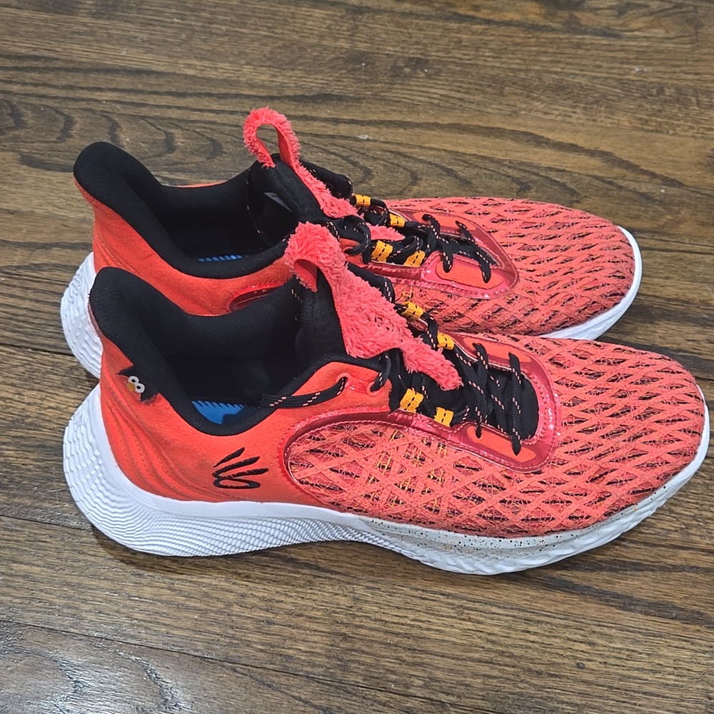 Under Armour Stephen Curry Flow 9 Elmo Basketball Shoes Men Sz 14 Sesame Street